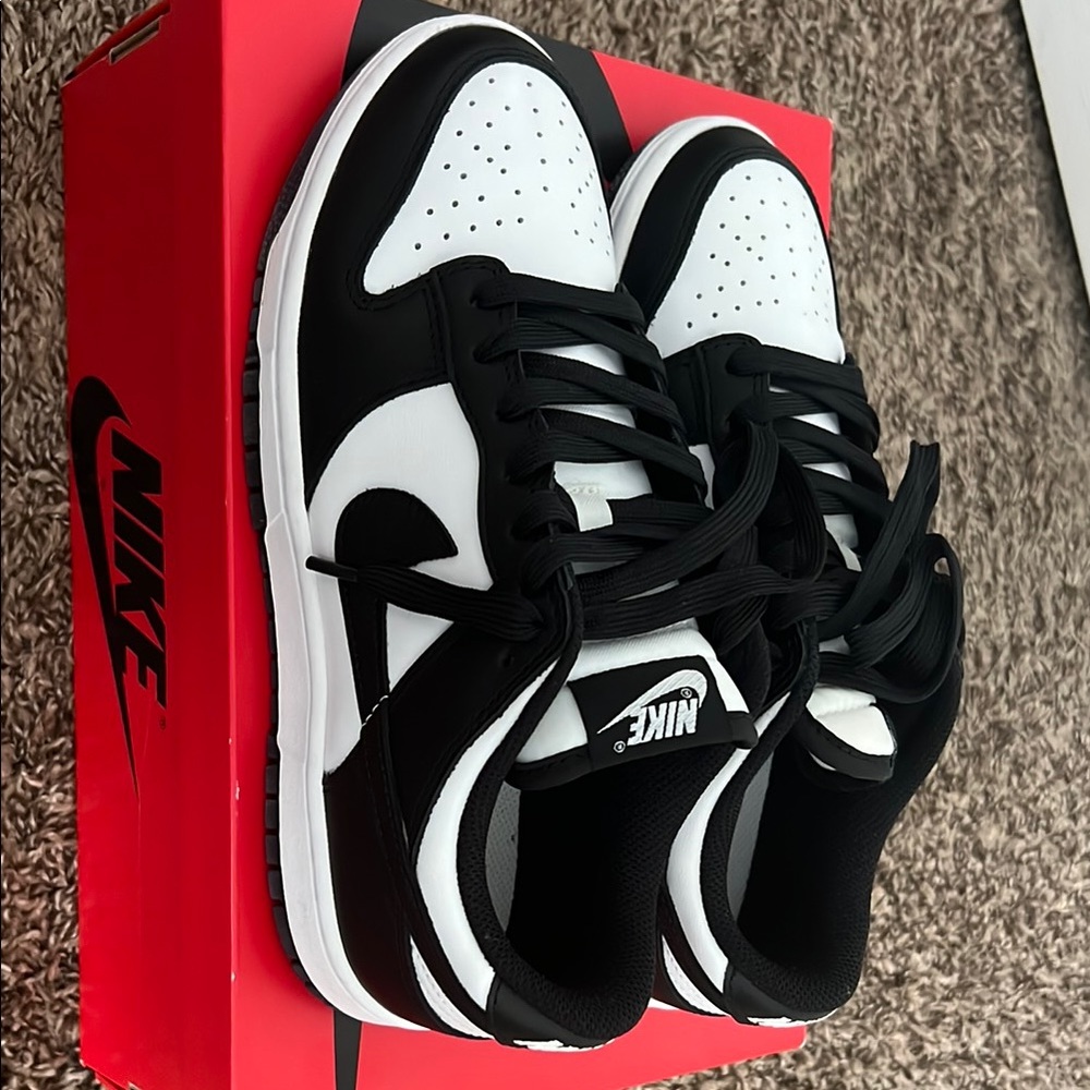 Nike Dunk Low Black and White Shoes